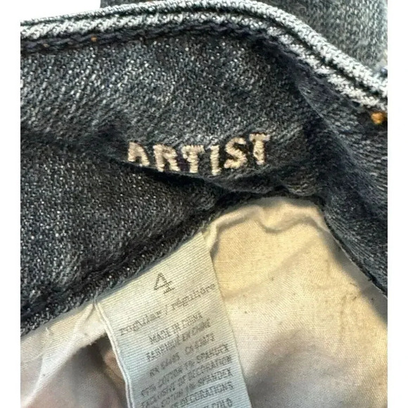 American Eagle Women’s Size 4‎ Regular Stretch Distressed Artist Jeans - Picture 4 of 6